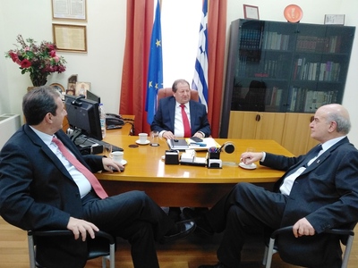 Αίγιο: Συνάντηση Καλογερόπουλου με απογό...