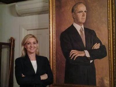 Η υποψήφια ευρωβουλευτής Νατάσα Ράγιου ε...