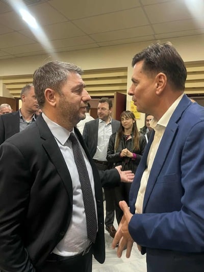 Πάτρα: Στην Περιφερειακή Συνδιάσκεψη του ΠΑΣΟΚ και ο Πέτρος Ψωμάς- Συνάντηση με Ανδρουλάκη