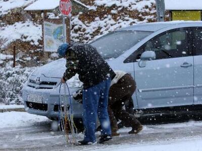 Αχαΐα: Με δυσκολία η κίνηση στα ορεινά λ...