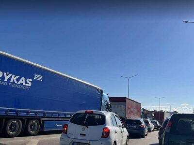 Κυκλοφοριακό χάος στη Νέα Εθνική Οδό Πατ...