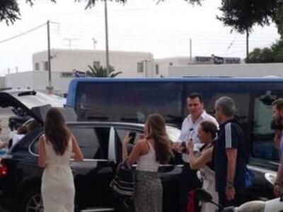 Στη Μύκονο με την οικογένεια του ο Μουρίνιο