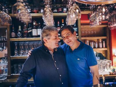 Οι ιδιοκτήτες, Γιώργος και Αντρέας Τσιγκιλάρας