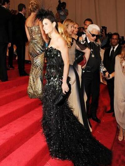 Η Demi Moore με Prabal Gurung 