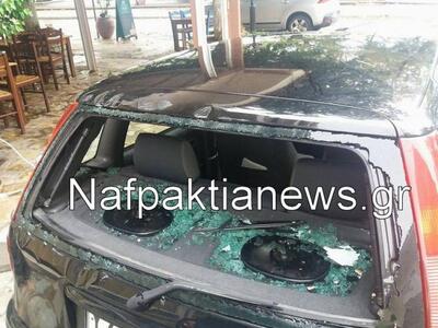 Ζημιές από την κακοκαιρία και στη Ναύπακ...