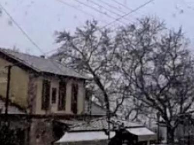 Καλάβρυτα: Πυκνή χιονόπτωση από το πρωί ...