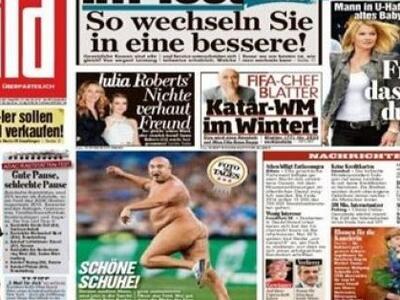 Στο πρωτοσέλιδο της Bild το «Malakka!» π...