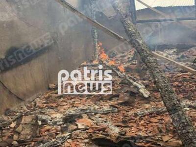 Έγινε στάχτη το βιος ζευγαριού στο Γούμερο - ΦΩΤΟ