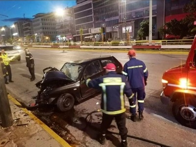 Σοβαρό τροχαίο στη Λεωφόρο Συγγρού - Χωρ...