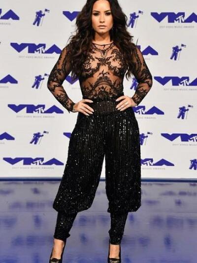 Ντέμι Λοβάτο με Zuhair Murad