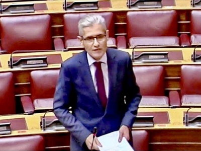 Ο Άγγελος Τσιγκρής στη Βουλή για την ε...