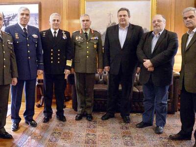 Συνάντηση Καμμένου με τη νέα ηγεσία των ...