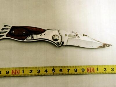Παναιτώλιο: Έκρυβε μαχαίρι στο πορτ παγκάζ του 