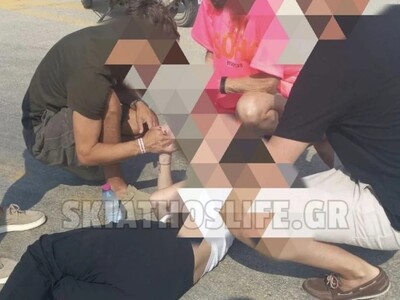 Σκιάθος: Γυναίκα παρασύρθηκε από τα αέρι...