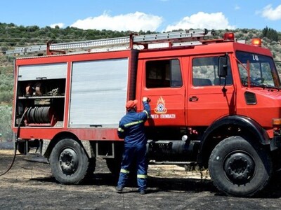 Πάτρα: Φωτιά στην Κρήνη- Άμεση η επέμβασ...