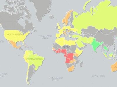 Ο παγκόσμιος χάρτης ανδρικού μορίου -Σε ...