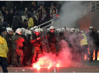 Οριστική διακοπή στο ΑΕΚ - Ολυμπιακός (0...