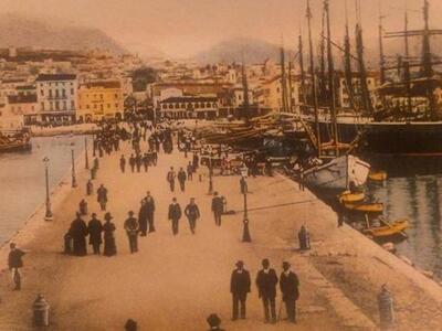 Ο λιμενοβραχίονας στην Αγίου Νικολάου(Εκ...