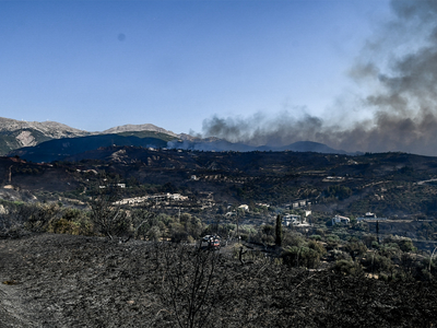 Στις πυρόπληκτες περιοχές της Πάτρας και...