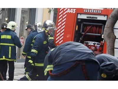 Φωτιά σε γραφεία στην Χαριλάου Τρικούπη