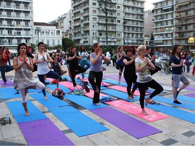 Οι Πατρινοί απόλαυσαν ένα απόγεμα με Yoga! 