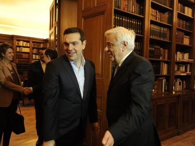 Στον Πρόεδρο της Δημοκρατίας ο Αλέξης Τσ...