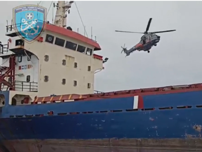 Χίος: Σύγκρουση πλοίων - Διασώστης ελικο...