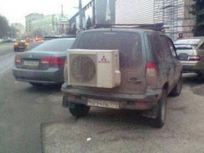 Έβαλε στη θέση της ρεζέρβας… κλιματιστικό
