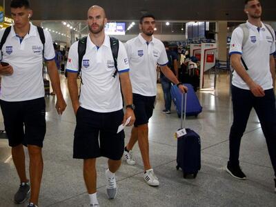 Μπάσκετ: Αναχώρησε για το Παρίσι η Εθνική ανδρών