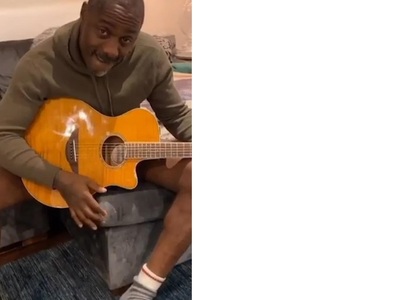 Ο Ιντρις Ελμπα παίζει κιθάρα για challenge του Tik Tok