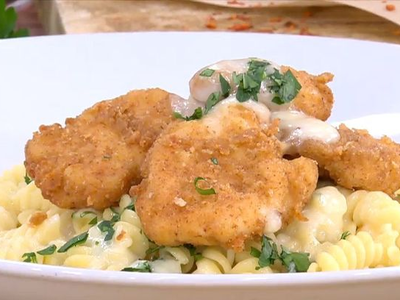 Λαχταριστό σνίτσελ κοτόπουλο από τον Γ. Νικολαΐδη