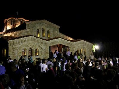 Πανηγυρικός Εσπερινός στην Ιερά Μονή Αγί...