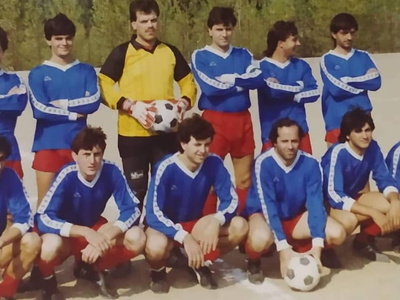 Η ΑΕ Καλαβρύτων το 1985 με Δημ. Κατσικόπουλο