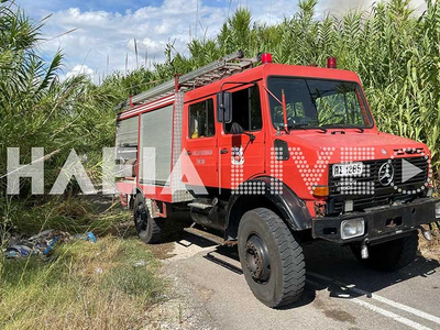 Πύργος: Πυρκαγιά στην οδό Αλφειού