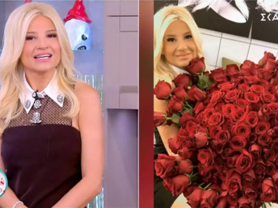 Φαίη Σκορδά: 201 τριαντάφυλλα από τον άγ...
