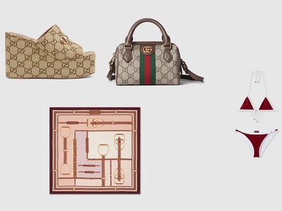 Μαγιό και αξεσουάρ Gucci
