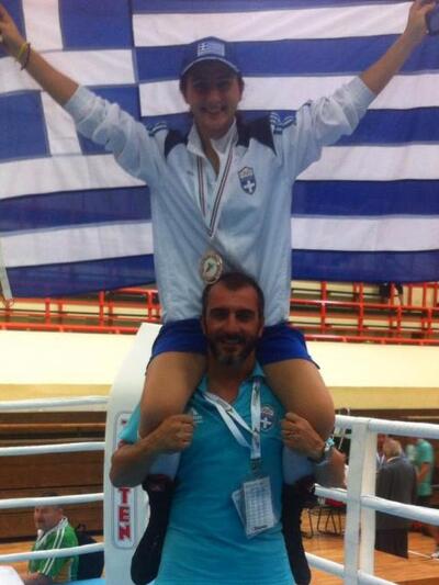 Φωτεινή Πλέα και Νίκος Πλέα πανηγυρίζουν...