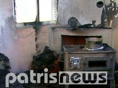 Ηλεία: Κάηκε ολοσχερώς σπίτι στην Αμαλιάδα