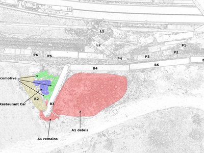 Οι θέσεις των κατεστραμμένων μηχανών, το...