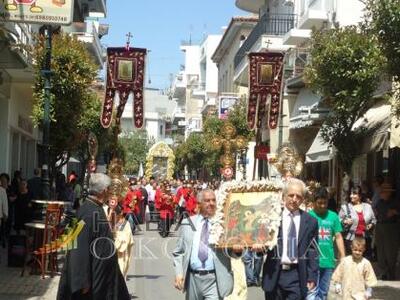 Λιτανεία για την Παναγία Ζωοδόχο Πηγή στ...