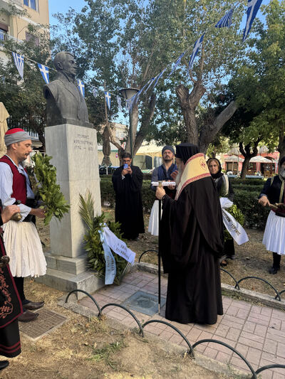 Πάτρα: Τιμήθηκε η μνήμη του Ιωάννου Καποδίστρια, Πρώτου Κυβερνήτη της Ελλάδος