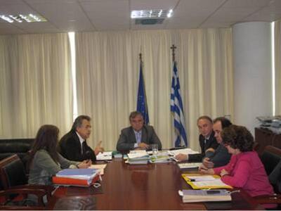 Συνάντηση Τ. Αποστολόπουλου με Θ. Καρπή