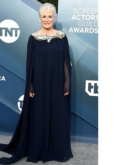Γκλεν Κλόουζ με Oscar de la Renta