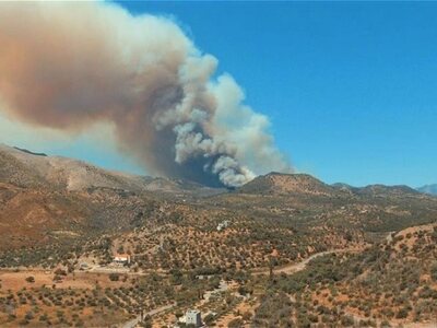 Σπάρτη: Σε εξέλιξη βρίσκεται η φωτιά στη...
