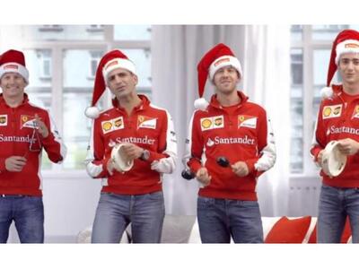 Η ομάδα της Ferarri μας λέει τα κάλαντα - ΒΙΝΤΕΟ
