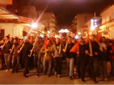 Τώρα: μεγάλη πορεία για τον Αλέξη Γρηγορ...