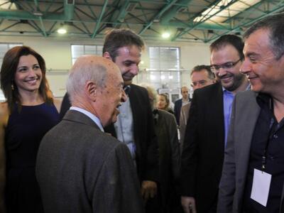 Κώστας Σημίτης στο συνέδριο του Ποταμιού...