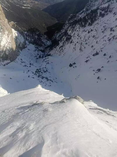 H πλαγιά που βρήκαν το θάνατο