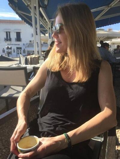 Η Αγγελικη Δούρου σε μια από τις μεγάλες...