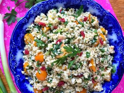 Εναλλακτικό ταμπουλέ με ψητά λαχανικά! Θ...